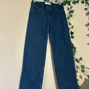 Hollister Dark Blue Straight Leg Women's Jeans